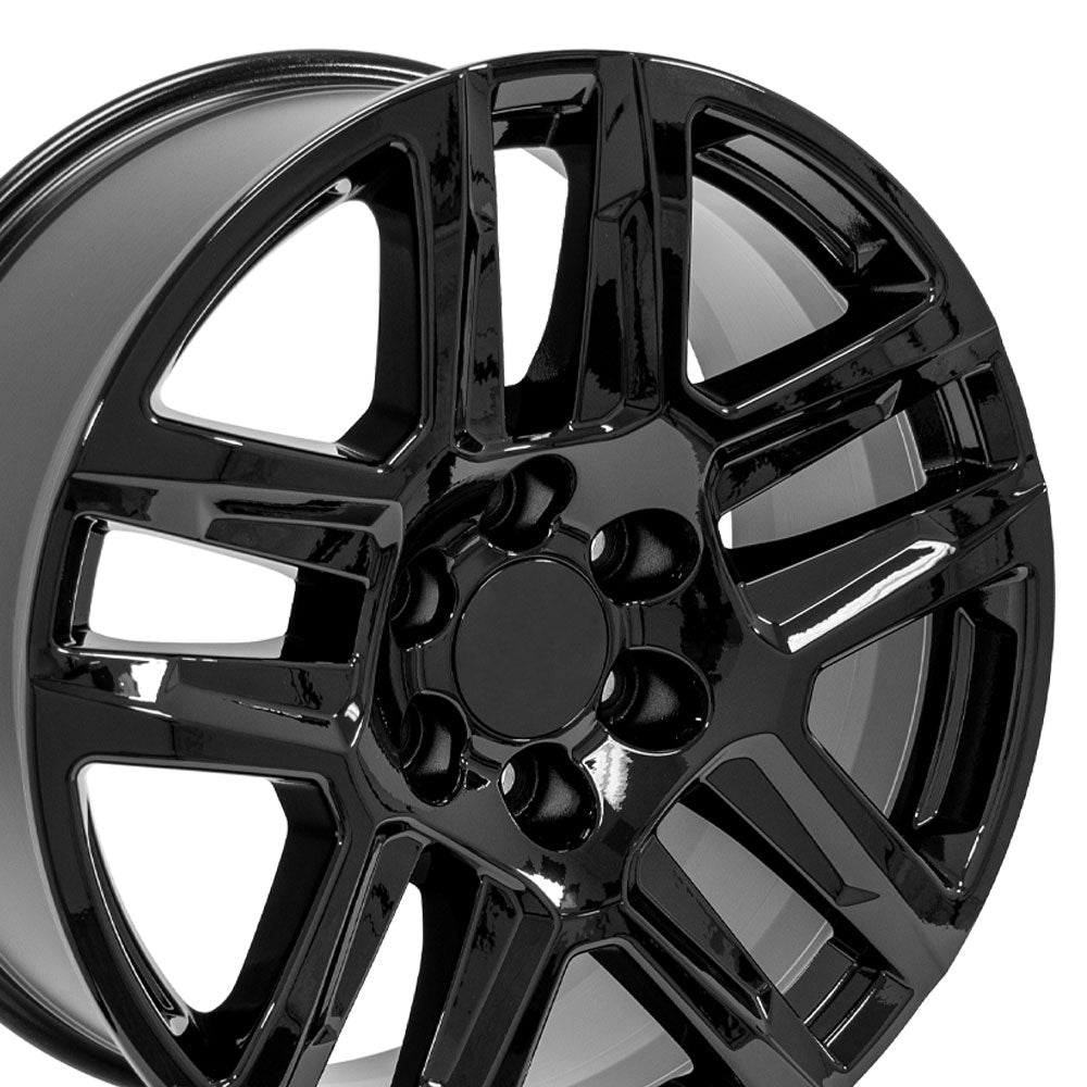OE Wheels CV63-20090-6550-28B 20" Replica fits Chevrolet Silverado 1500 Black