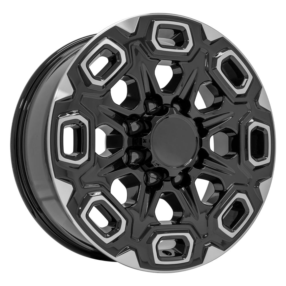 OE Wheels CV64B-20085-8180-47MB 20" Replica fits Chevy Silverado 2500/3500 Black