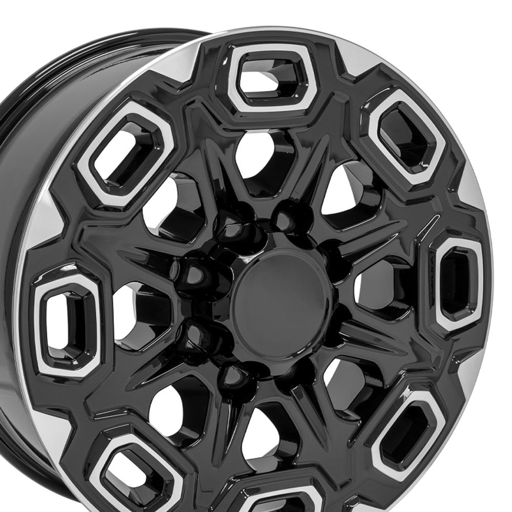 OE Wheels CV64B-20085-8180-47MB 20" Replica fits Chevy Silverado 2500/3500 Black