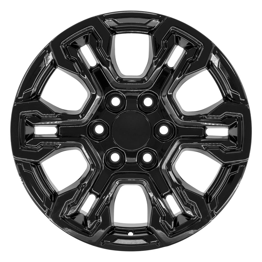 OE Wheels CV65-18085-6550-26B 18" Replica fits Chevrolet Silverado Gloss Black