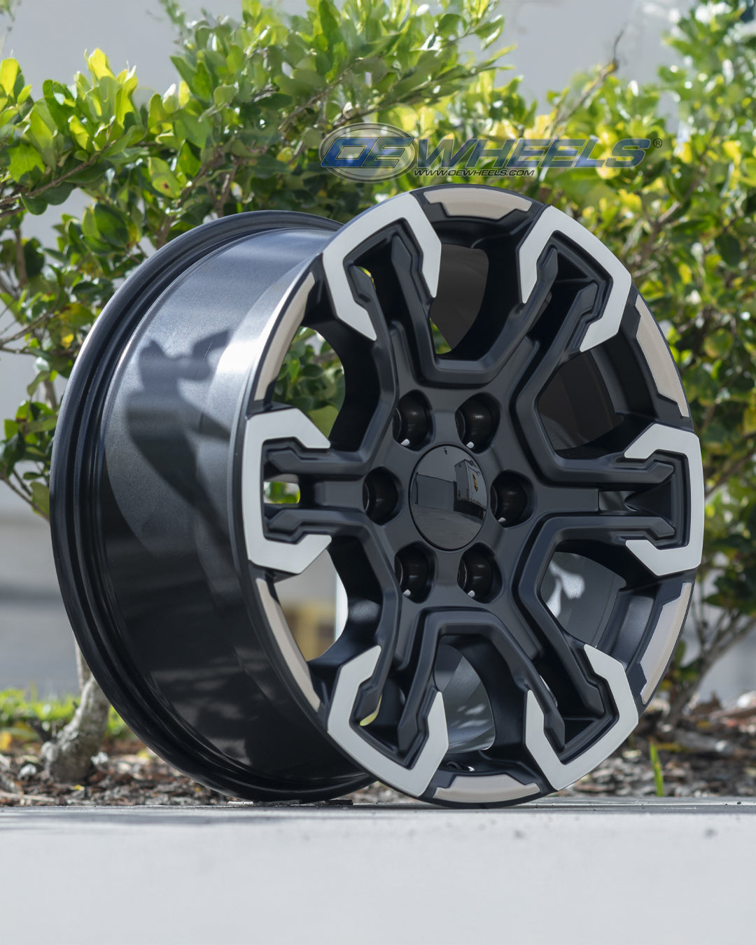 OE Wheels CV65-20090-6550-26MB12 20" Replica fits Chevrolet Silverado Black