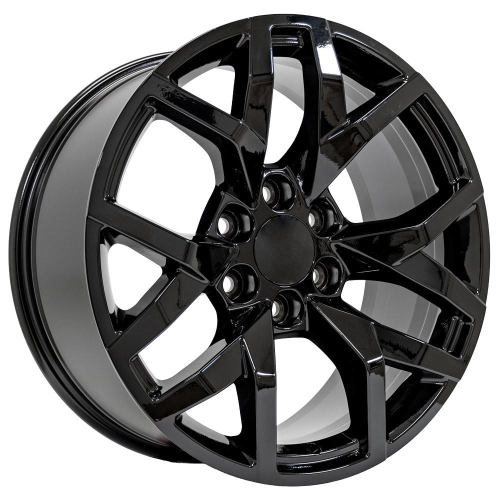 OE Wheels CV66-20090-6550-28B 20" Replica fits Chevrolet Suburban 1500 Black