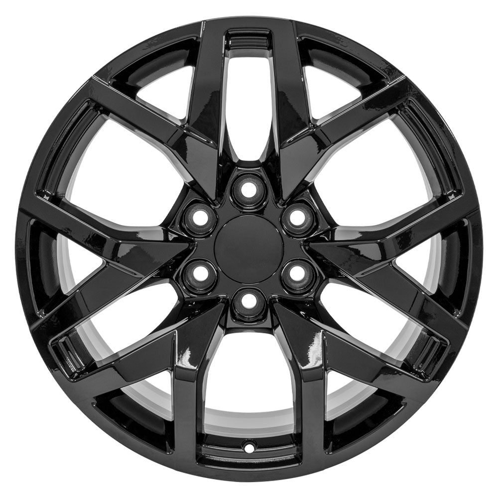 OE Wheels CV66-22090-6550-28B 22" Replica fits Chevrolet Suburban 1500 - Black