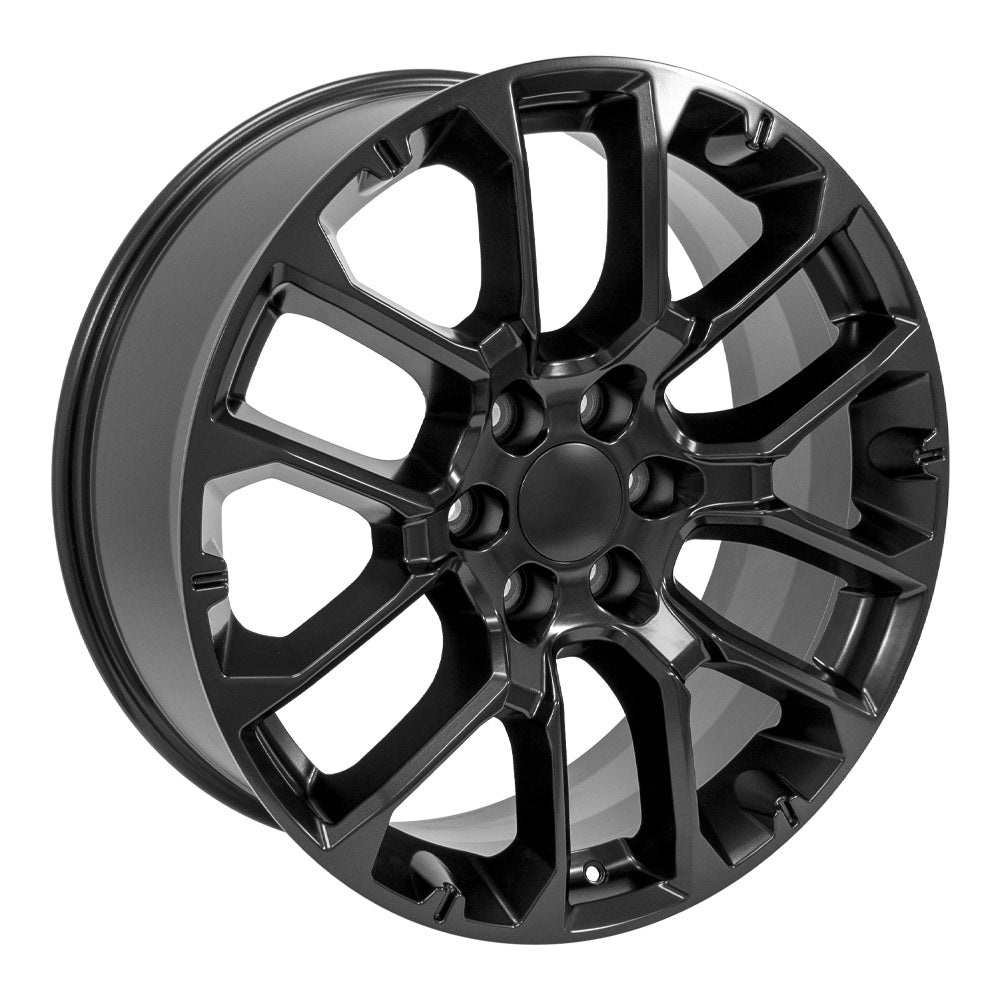 OE Wheels CV67-22090-6550-28B1 22" Replica fits Chevrolet Suburban 1500 Black