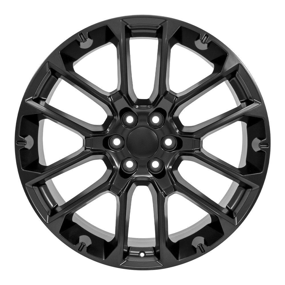 OE Wheels CV67-24100-6550-28B1 24" Replica fits Chevrolet Suburban 1500 Black