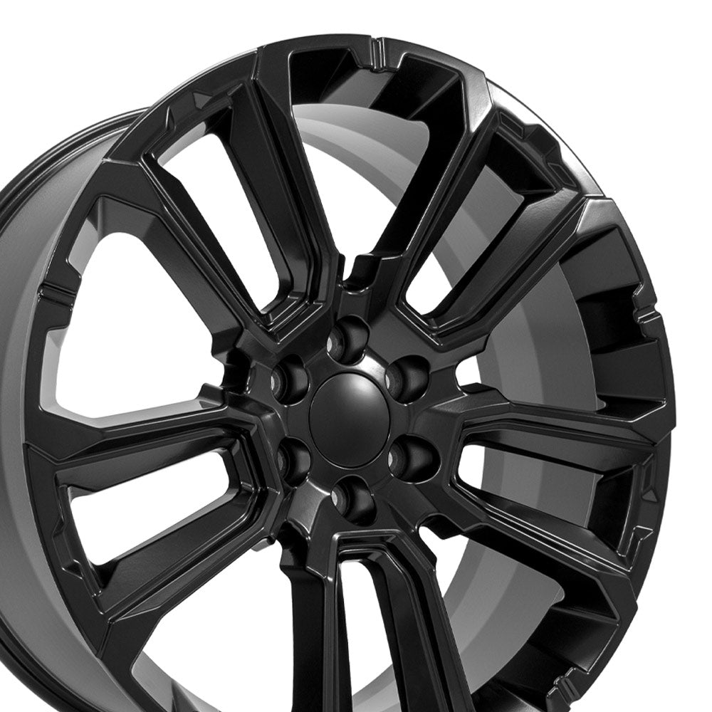 OE Wheels CV68-24100-6550-28B1 24" Replica fits Chevrolet Suburban 1500 Black