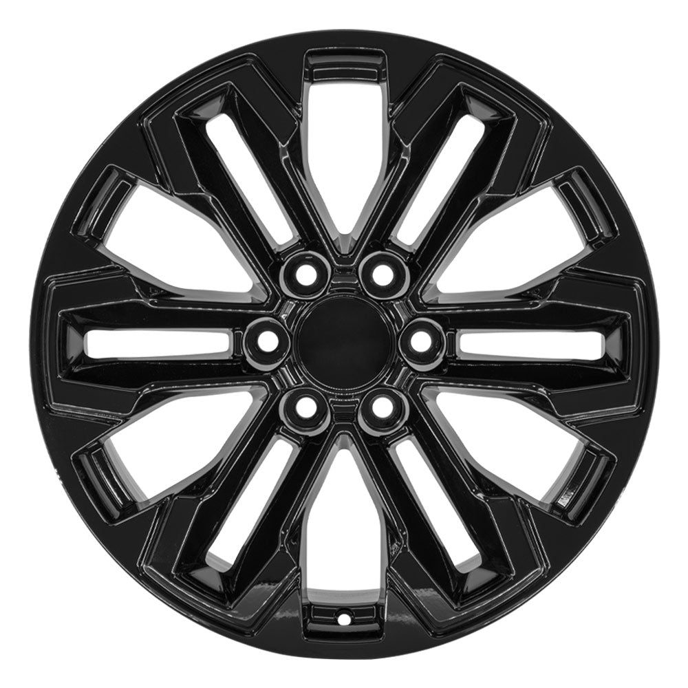 OE Wheels CV69-20090-6550-26B 20" Replica fits Chevrolet Silverado Gloss Black
