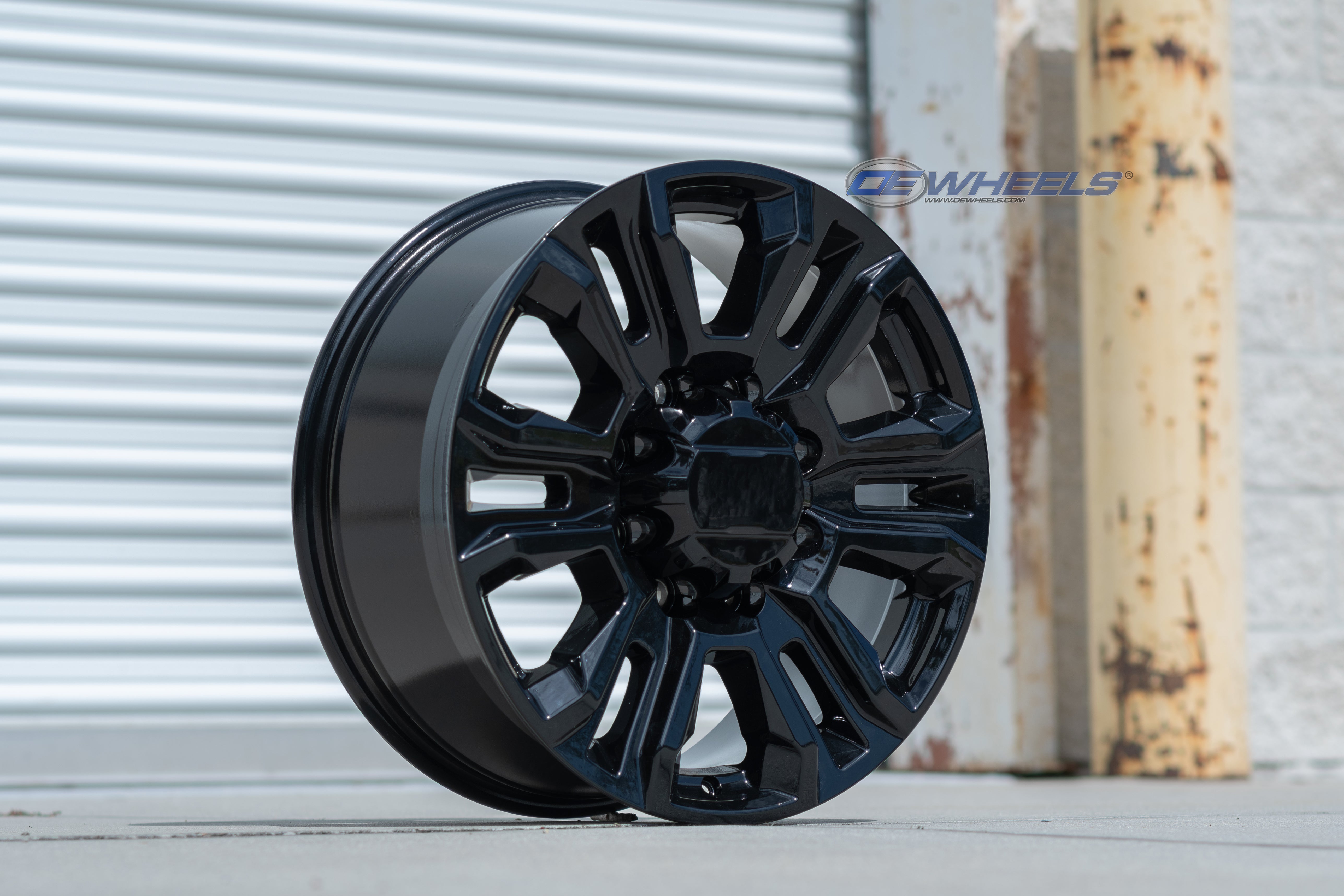 OE Wheels CV70B-20085-8180-47B 20" Replica fits GMC Sierra 2500 3500 Black