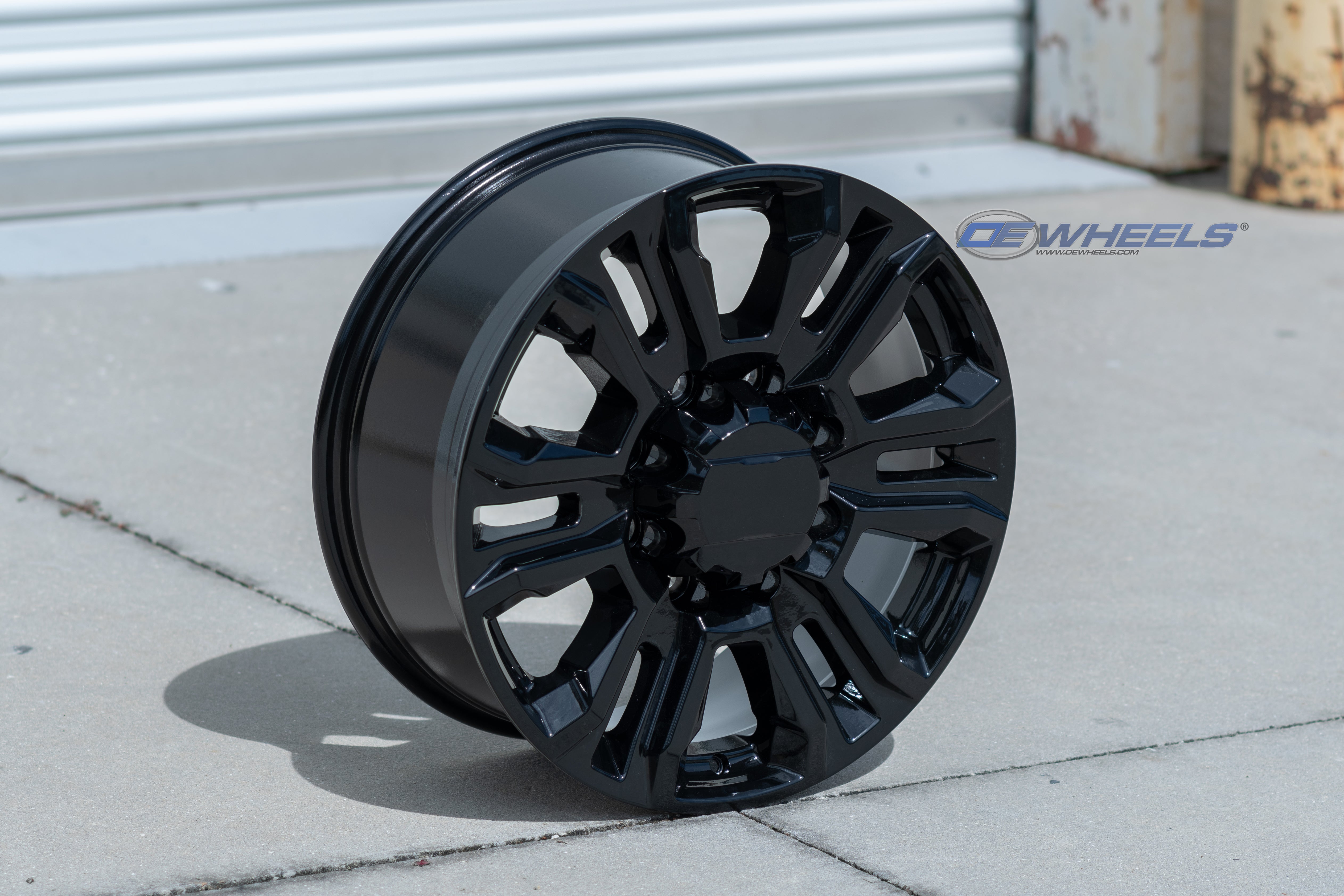 OE Wheels CV70B-20085-8180-47B 20" Replica fits GMC Sierra 2500 3500 Black