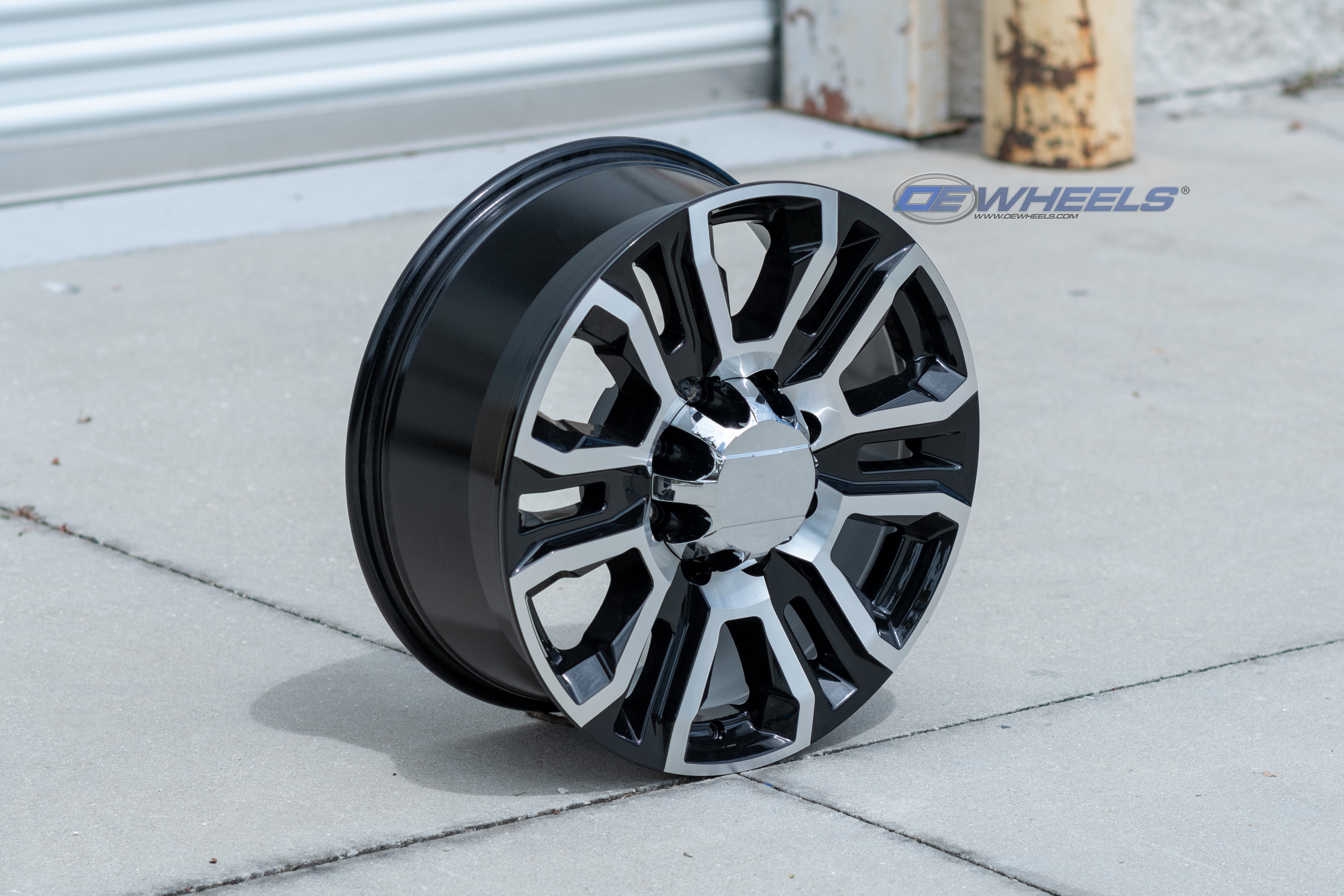 OE Wheels CV70B-20085-8180-47MB 20" Replica fits GMC Sierra 2500 3500 Black