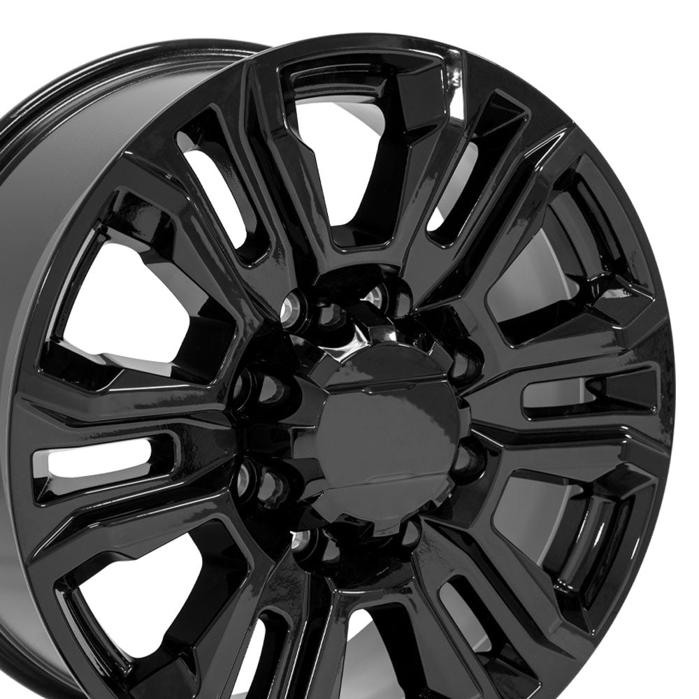 OE Wheels CV70B-20085-8180-47B 20" Replica fits GMC Sierra 2500 3500 Black