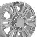 OE Wheels CV70B-20085-8180-47C 20" Replica fits GMC Sierra 2500 3500 Chrome