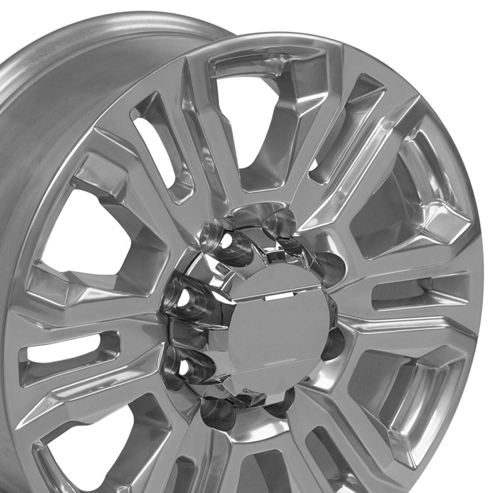 OE Wheels CV70B-20085-8180-47P 20" Replica fits GMC Sierra 2500 3500 HD Polished