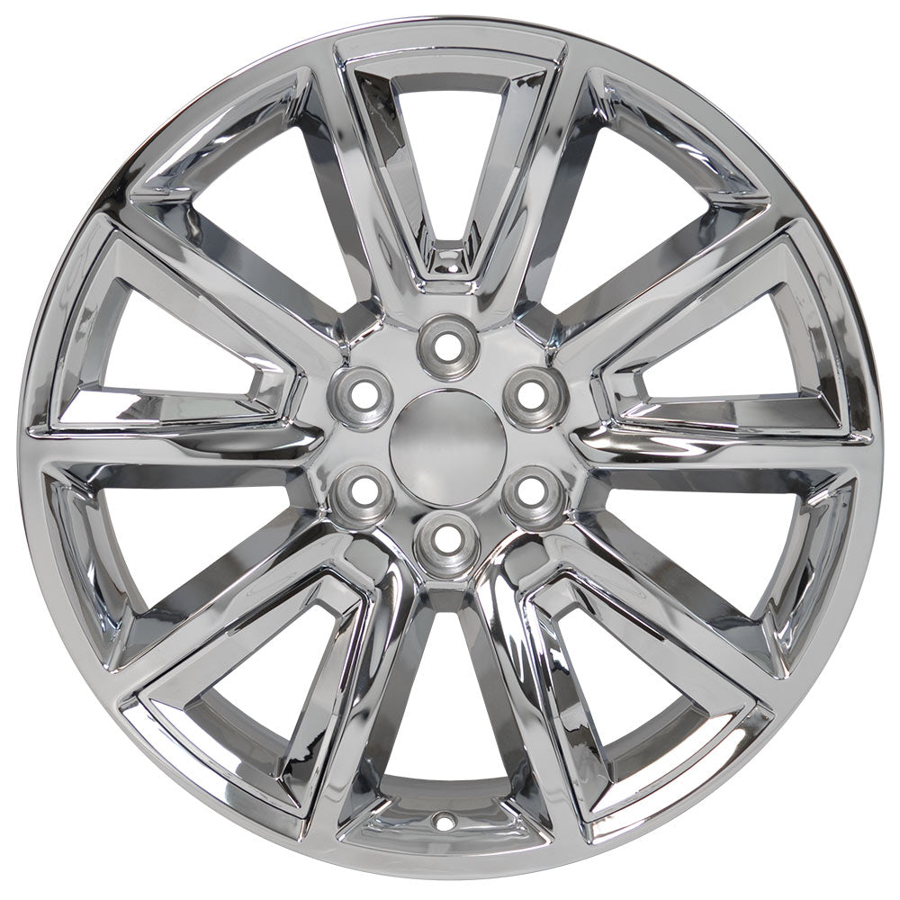 OE Wheels CV73-20085-6550-24C-ic 20" Replica fits Chevrolet Tahoe 20x8.5 Chrome