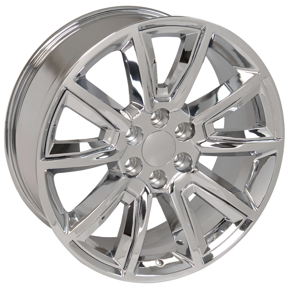 OE Wheels CV73-20085-6550-24C-ic 20" Replica fits Chevrolet Tahoe 20x8.5 Chrome