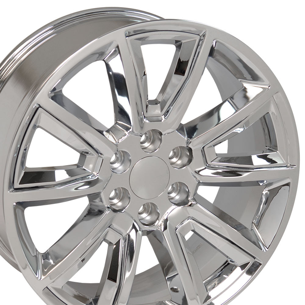 OE Wheels CV73-20085-6550-24C-ic 20" Replica fits Chevrolet Tahoe 20x8.5 Chrome