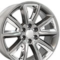 OE Wheels CV73-20085-6550-24HB-ic 20" Replica fits Chevrolet Tahoe 20x8.5 Hyper