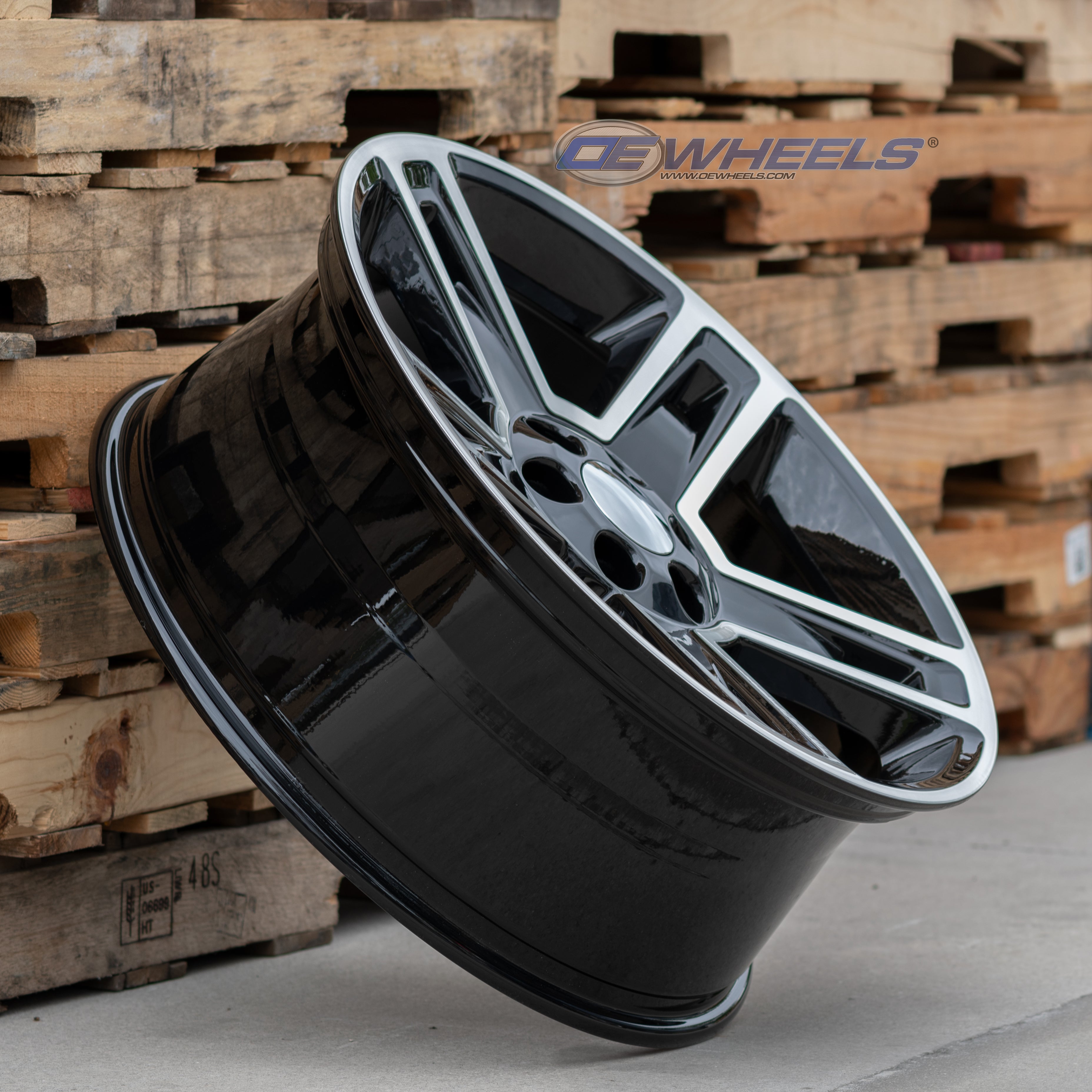 OE Wheels CV74B-22090-6550-24MB 22" Replica CV74B fits Chevrolet Silverado Black