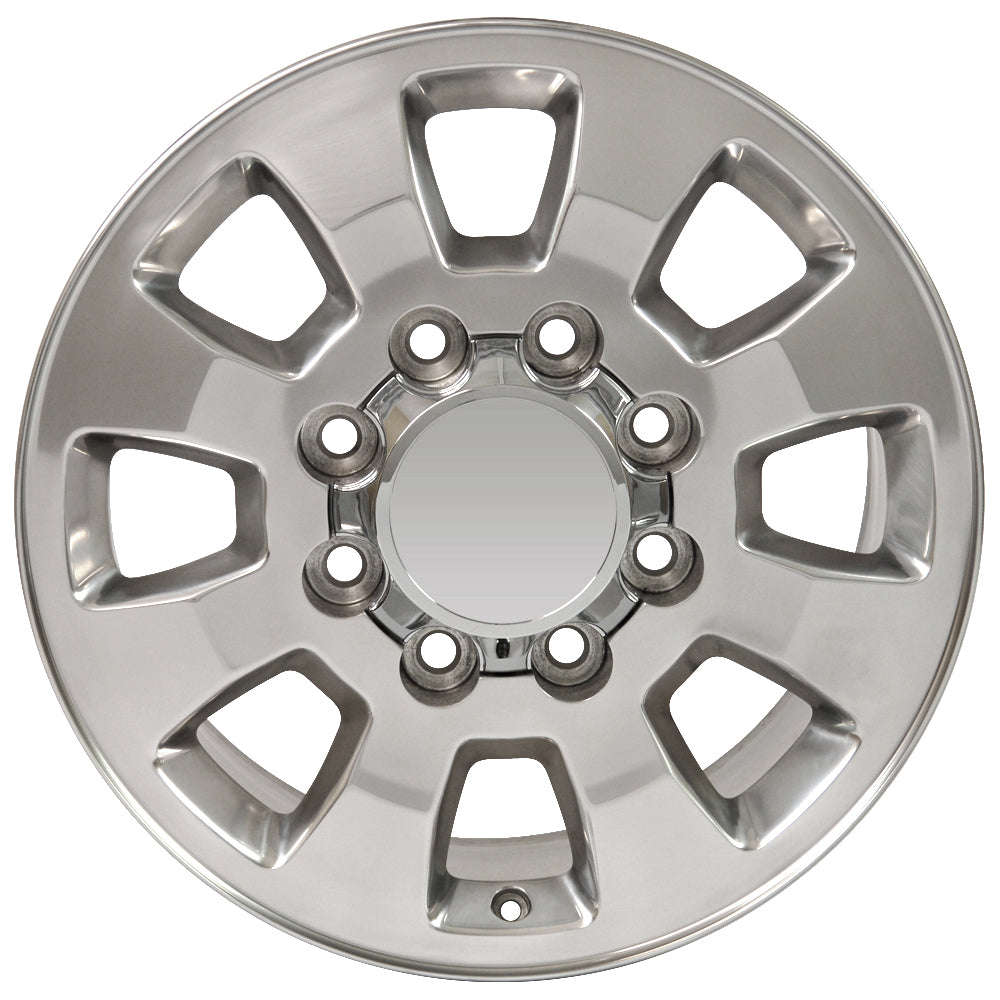 OE Wheels CV75A-18080-8650-12P 18" Replica CV75A fits GMC Sierra 18x8 Polished