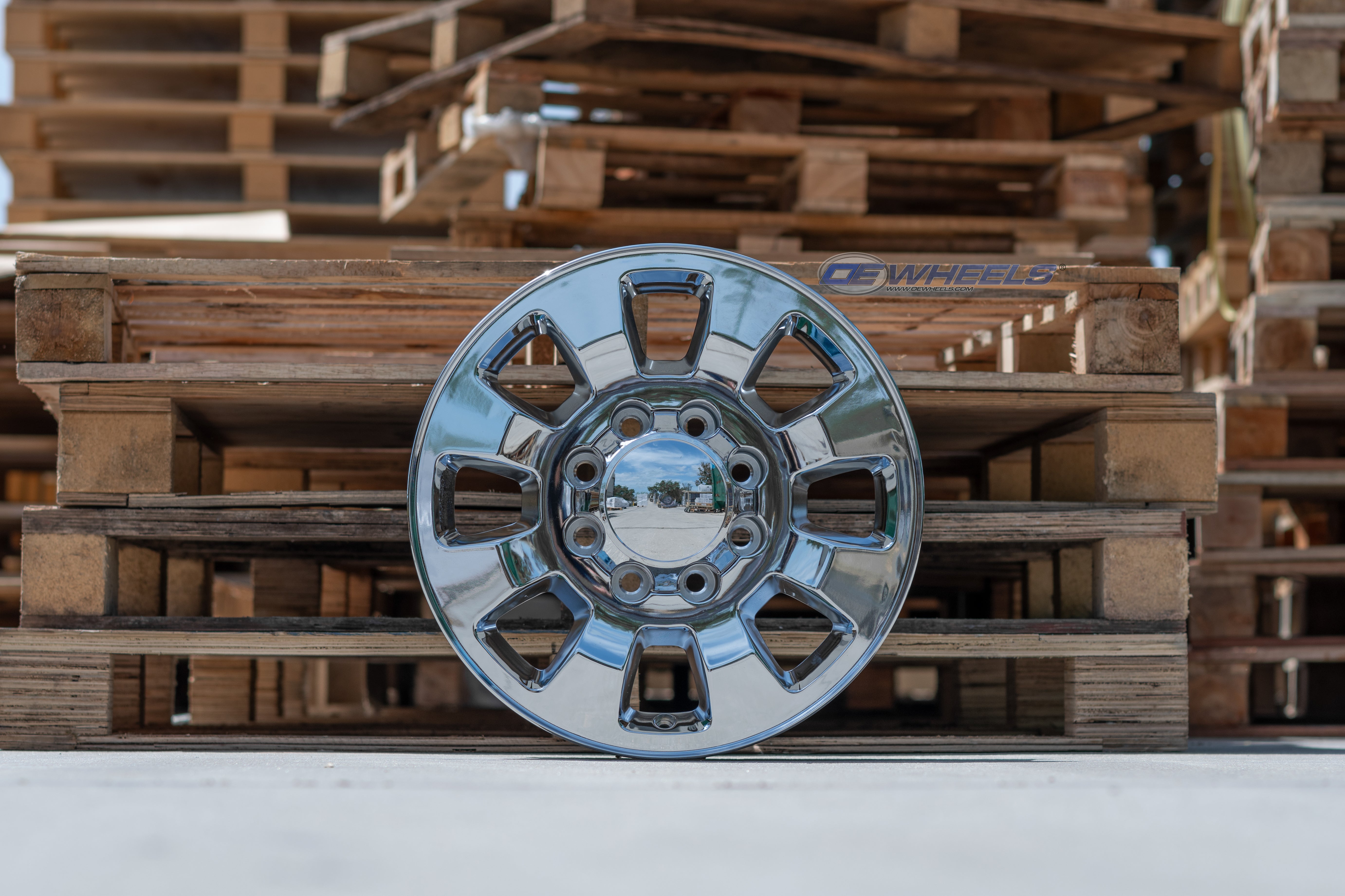 OE Wheels CV75A-18080-8650-12C 18" Replica CV75A fits GMC Sierra 18x8 Chrome