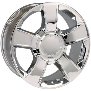 OE Wheels CV79-20085-6550-30C 20" Replica CV79 fits Chevrolet 20x8.5 Chrome