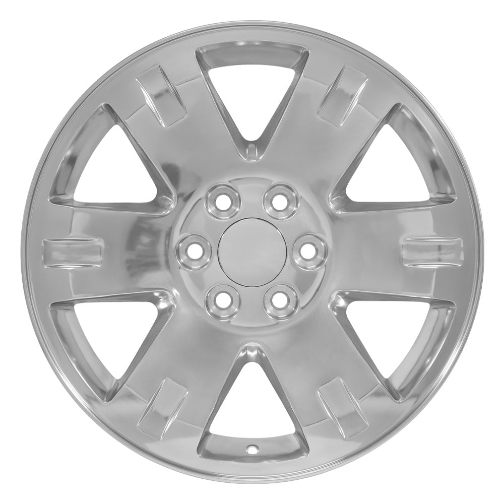 OE Wheels CV81-20085-6550-31P 20" Replica CV81 fits GMC Yukon 20x8.5 Polished