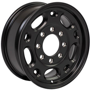 OE Wheels CV82-16065-8650-28B1 16" Replica fits Chevrolet 8 Lug Suburban Black