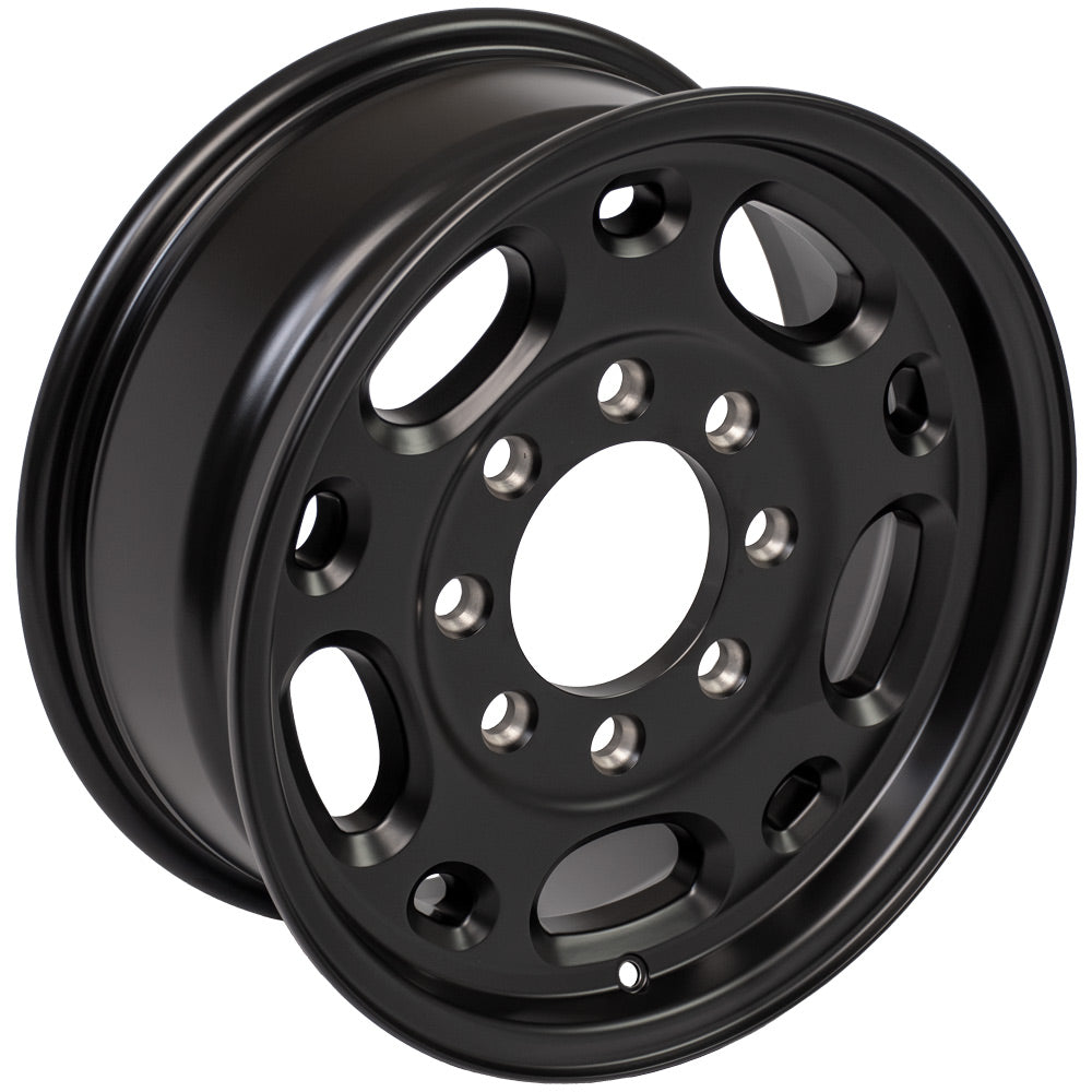 OE Wheels CV82-16065-8650-28B1 16" Replica fits Chevrolet 8 Lug Suburban Black