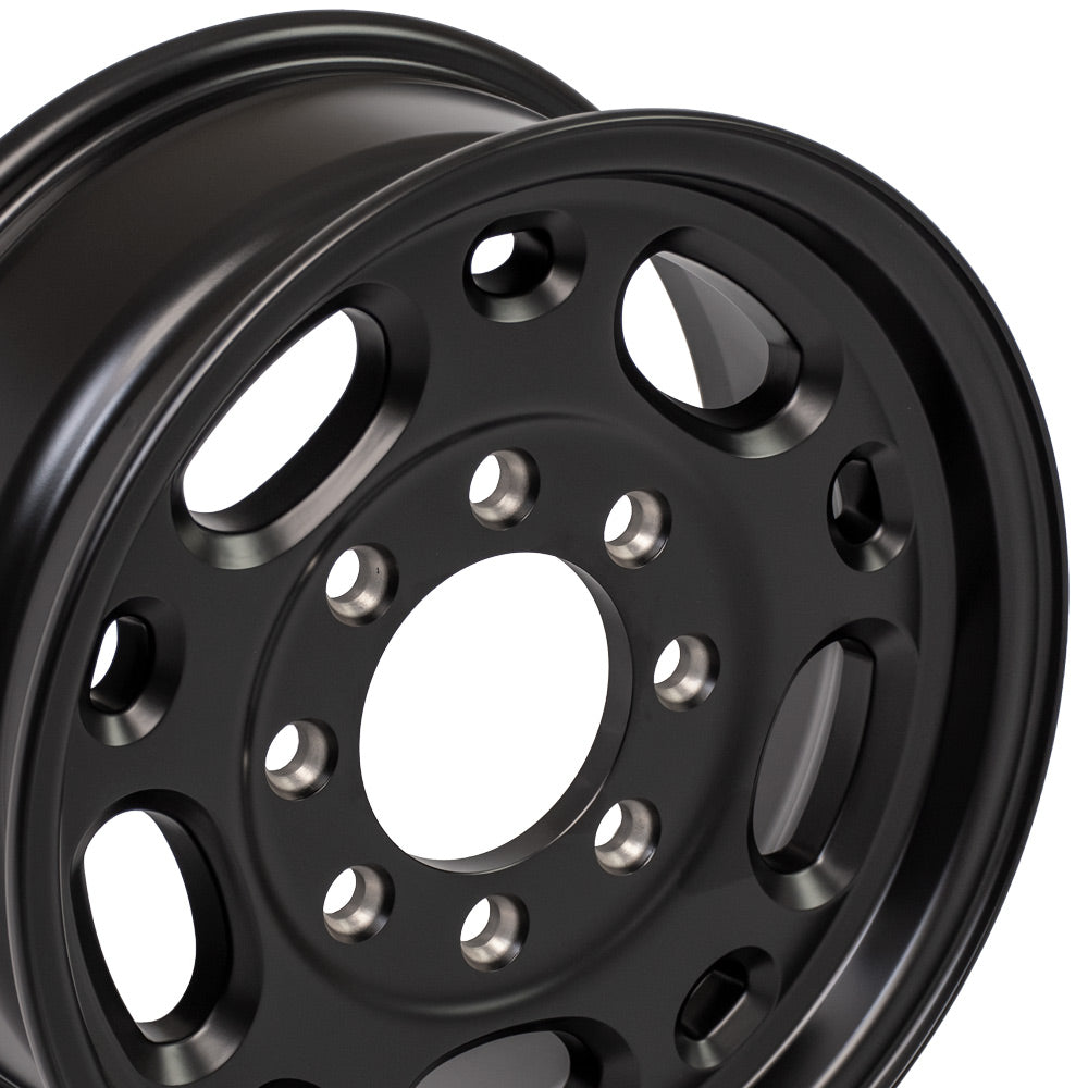 OE Wheels CV82-16065-8650-28B1 16" Replica fits Chevrolet 8 Lug Suburban Black
