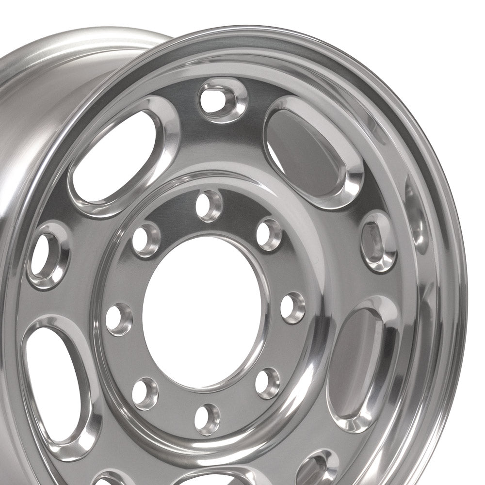 OE Wheels CV82-16065-8650-28P 16" Replica fits Chevrolet 8 Lug Suburban Polished
