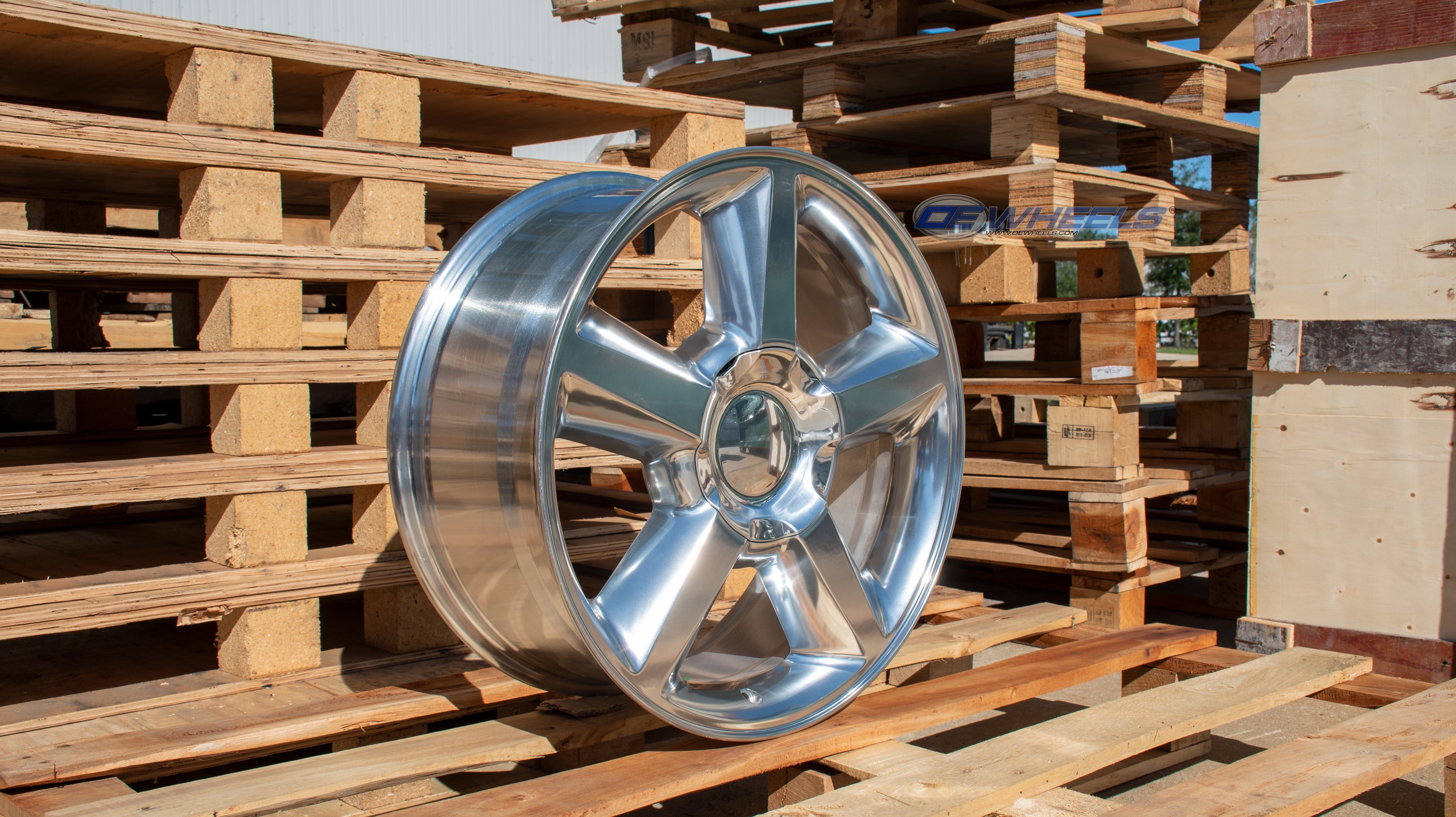 OE Wheels CV83-20085-6550-31P 20" Replica fits Chevrolet Tahoe 20x8.5 Polished