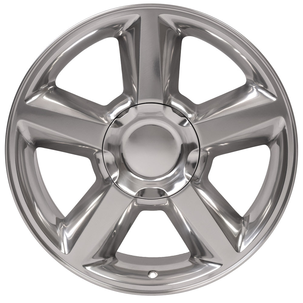 OE Wheels CV83-20085-6550-31P 20" Replica fits Chevrolet Tahoe 20x8.5 Polished