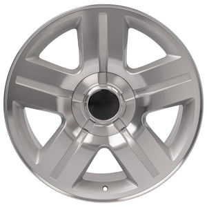 OE Wheels CV84-22090-6550-31MS 22" Replica fits Chevrolet Silverado Machined