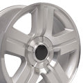 OE Wheels CV84-20085-6550-31MS 20" Replica fits Chevrolet Silverado Silver