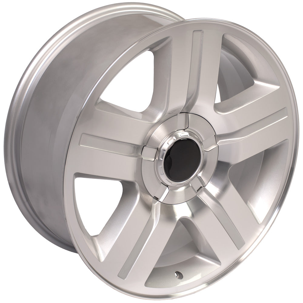 OE Wheels CV84-22090-6550-31MS 22" Replica fits Chevrolet Silverado Machined