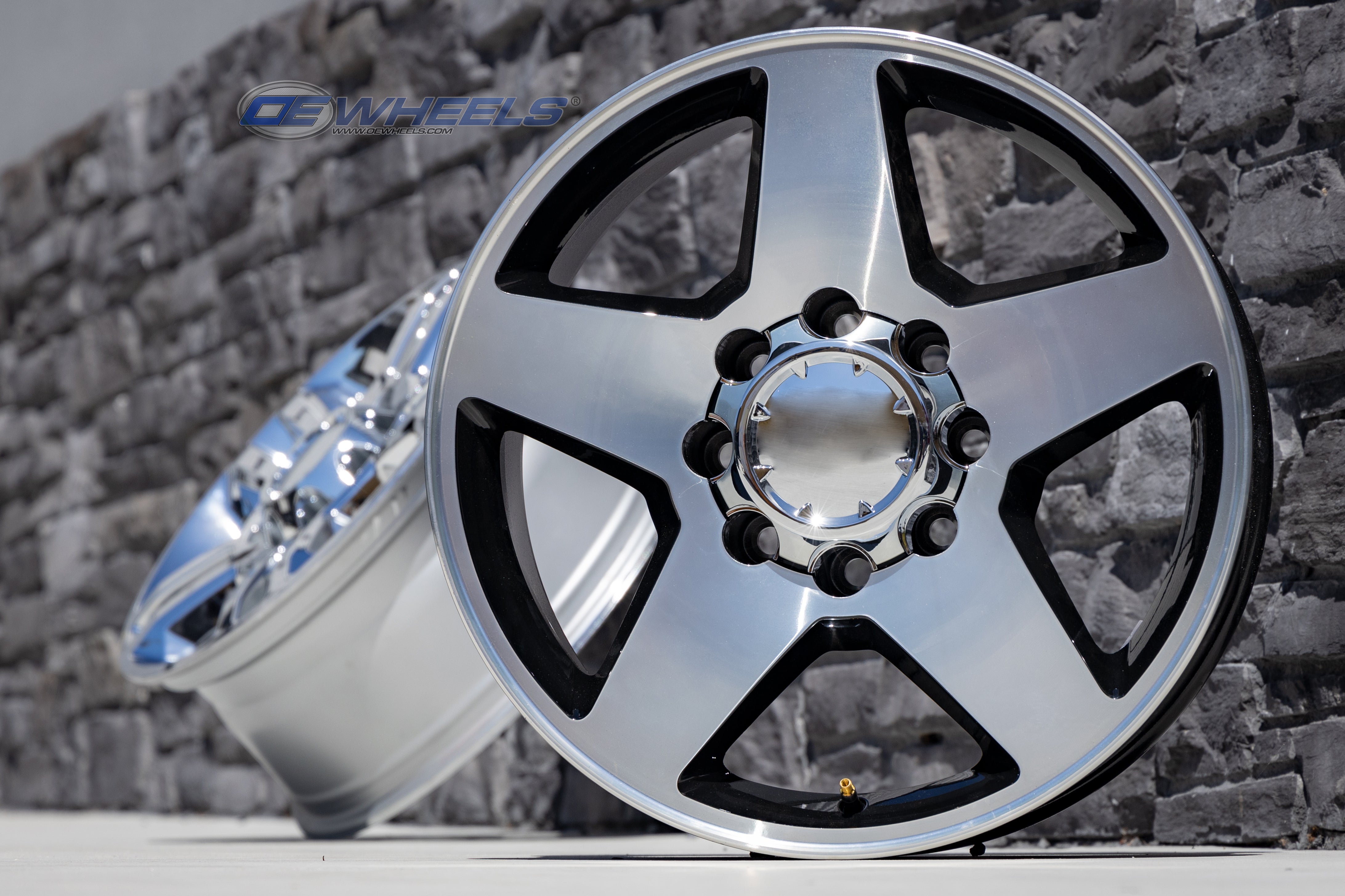 OE Wheels CV91A-20085-8650-12MB 20" Replica CV91A fits 8 Lug Chevrolet Machined