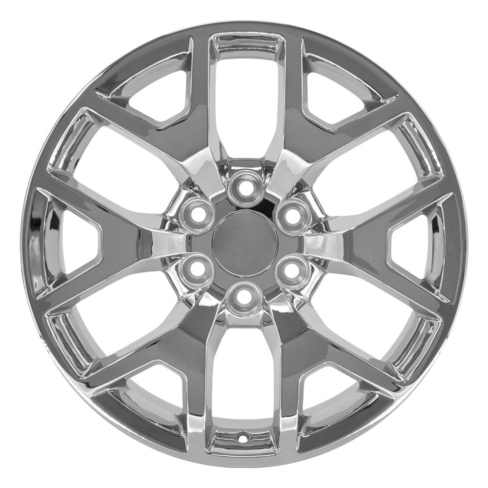 OE Wheels CV92-22090-6550-31C 22" Replica CV92 fits GMC Sierra 22x9 Chrome