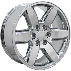 OE Wheels CV94-20085-6550-31C 20" Replica fits Chevrolet Silverado 20x8.5 Chrome