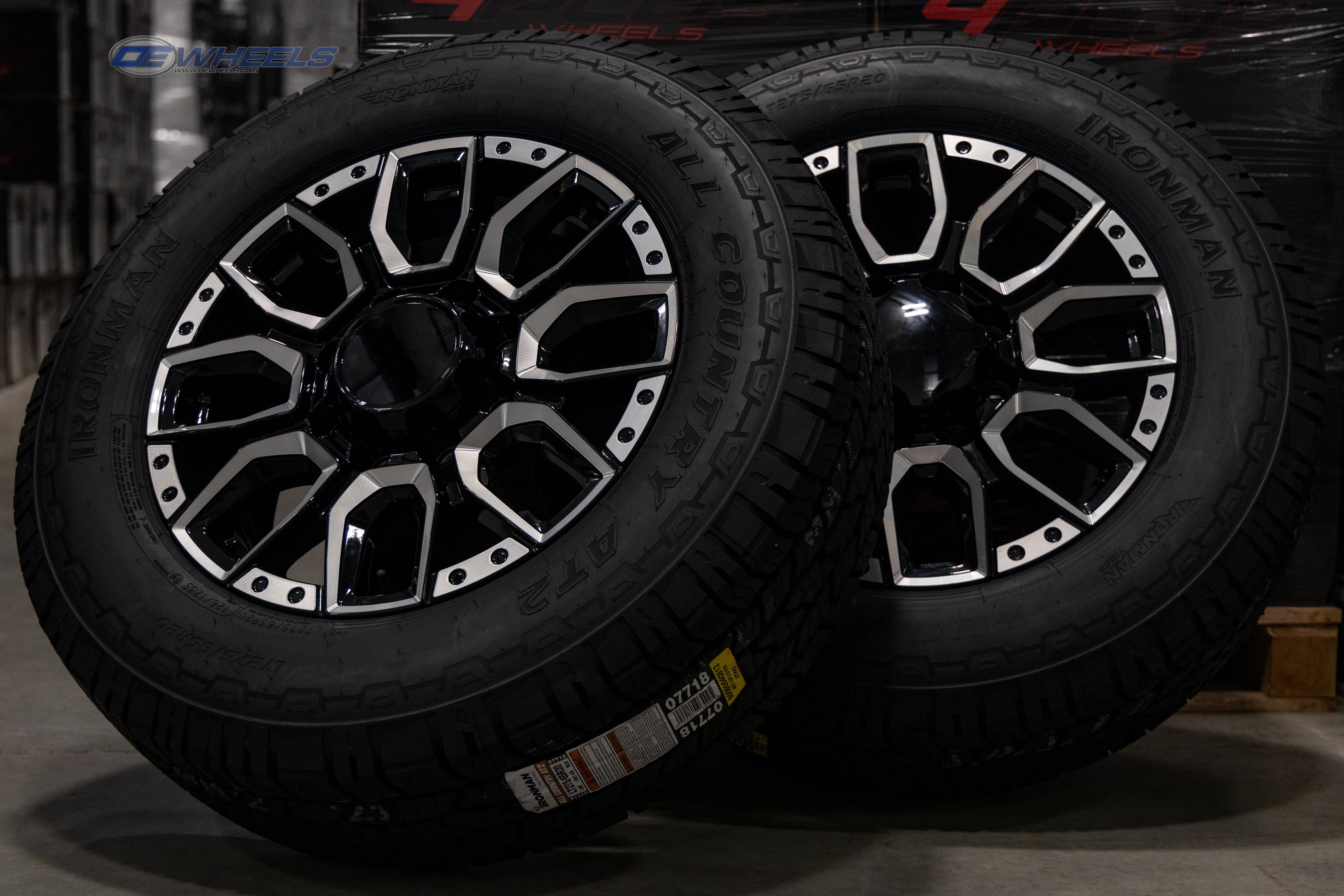 OE Wheels CV97A-20085-8650-12BMT 20" Replica fits GMC Sierra 2500/3500 Black