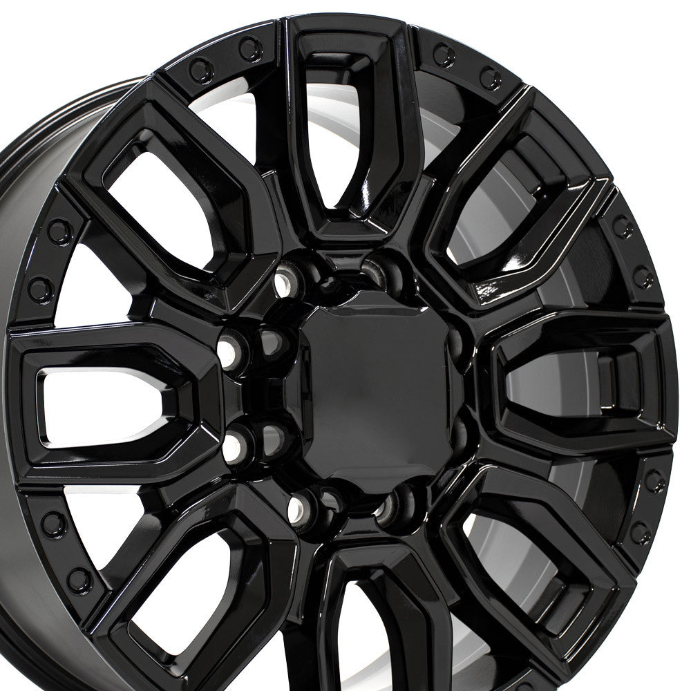 OE Wheels CV97A-20085-8650-12B 20" Replica fits GMC Sierra 2500/3500 Black
