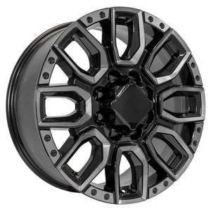 OE Wheels CV97A-20085-8650-12BMT 20" Replica fits GMC Sierra 2500/3500 Black