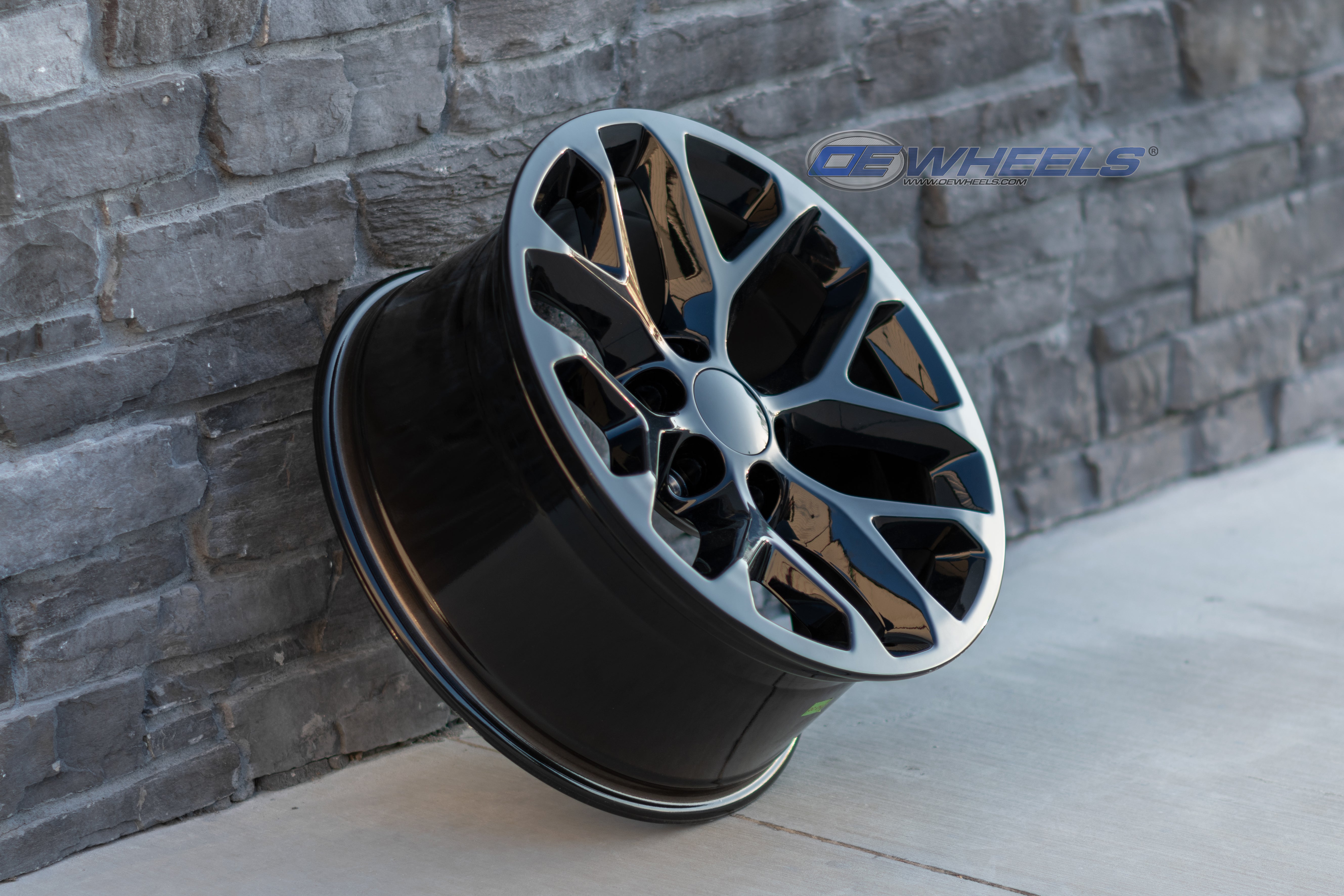 OE Wheels CV98B-20090-6550-24B 20" Replica CV98B fits Chevy Silverado 20x9 Black