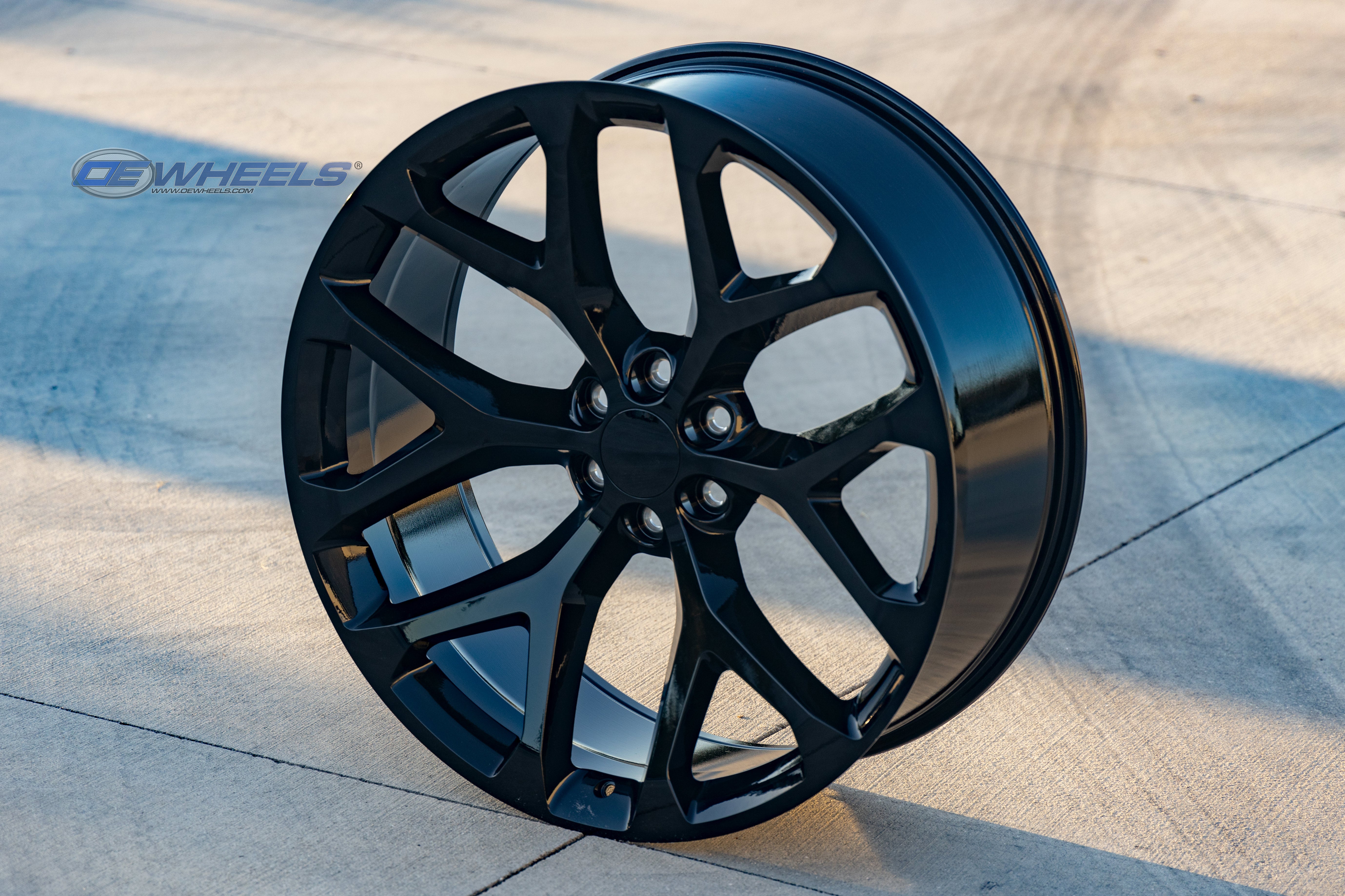 OE Wheels CV98B-26100-6550-24B 26" Replica fits Chevrolet Silverado 1500 Black