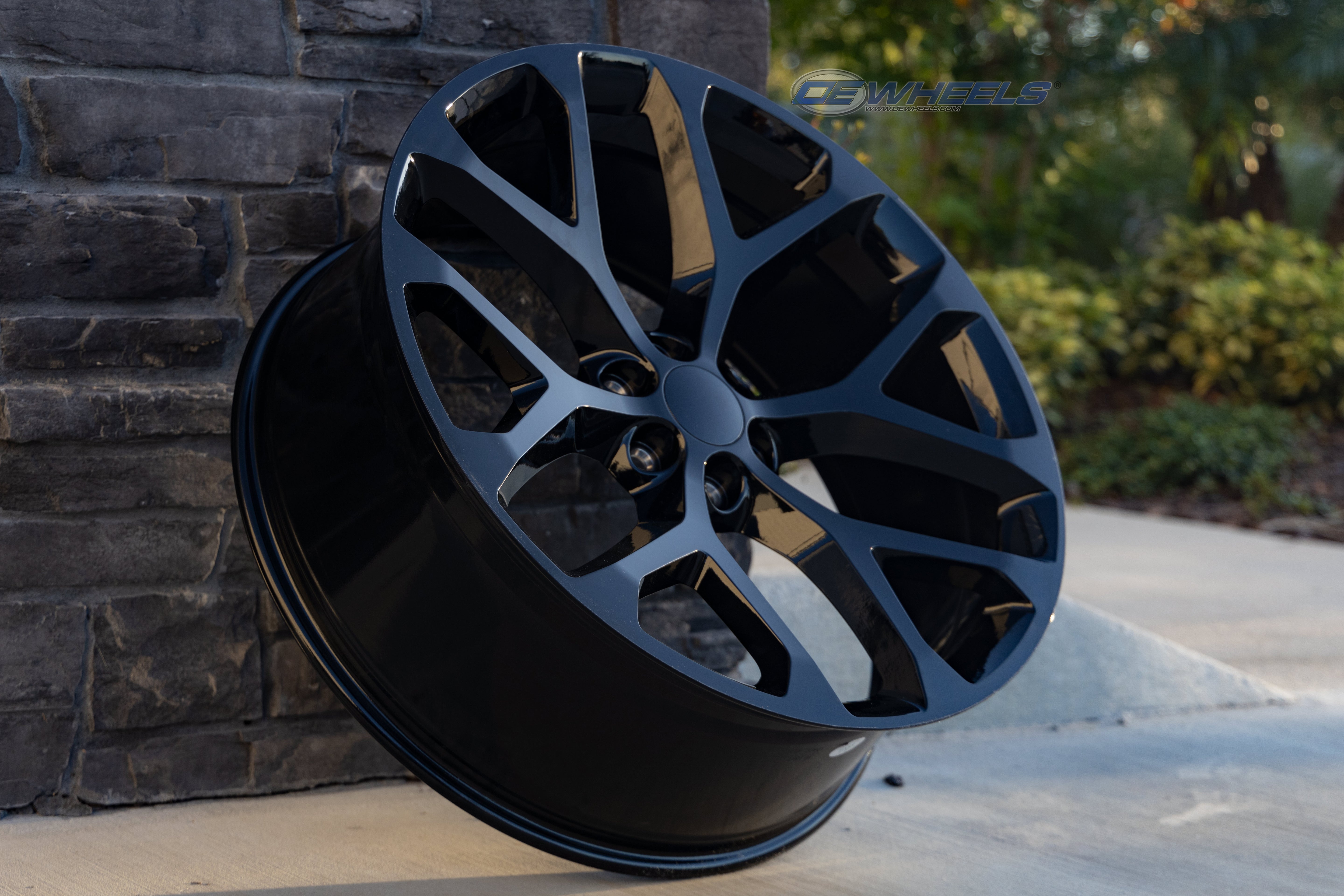 OE Wheels CV98B-26100-6550-24B 26" Replica fits Chevrolet Silverado 1500 Black