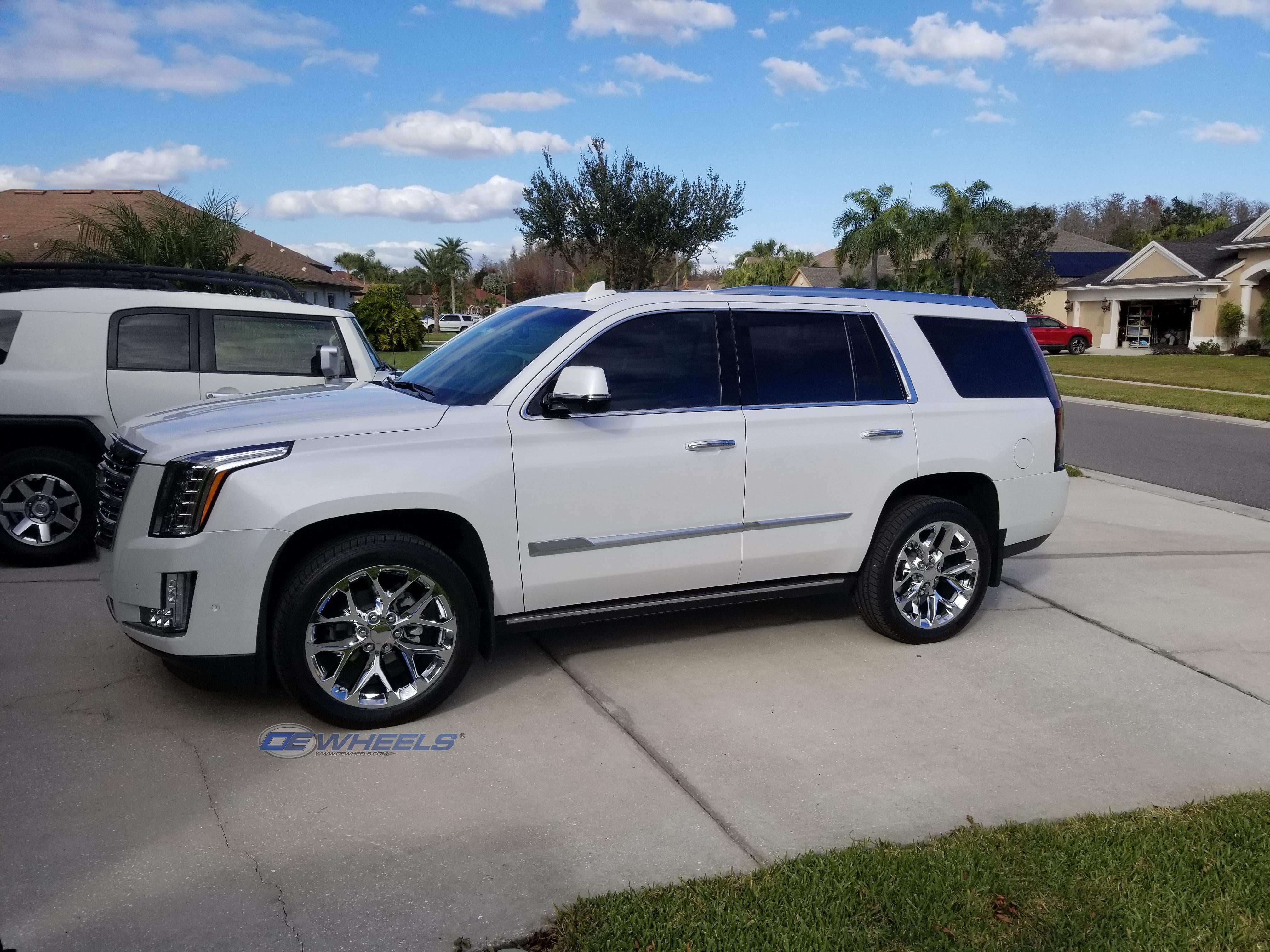 OE Wheels CV98B-22090-6550-24C 22" Replica fits Chevy Silverado - CV98B Chrome