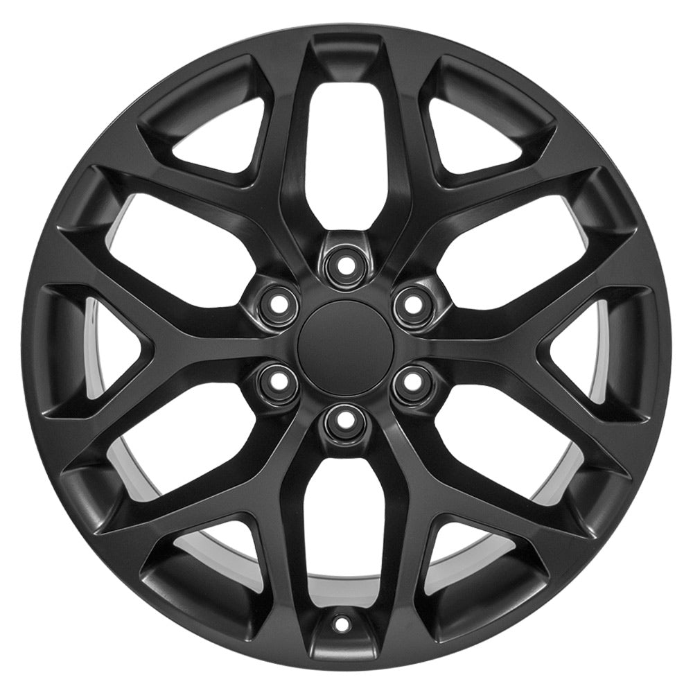 OE Wheels CV98B-20090-6550-24B1 20" Replica fits Chevy Silverado Satin Black