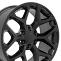 OE Wheels CV98B-20090-6550-24B1 20" Replica fits Chevy Silverado Satin Black