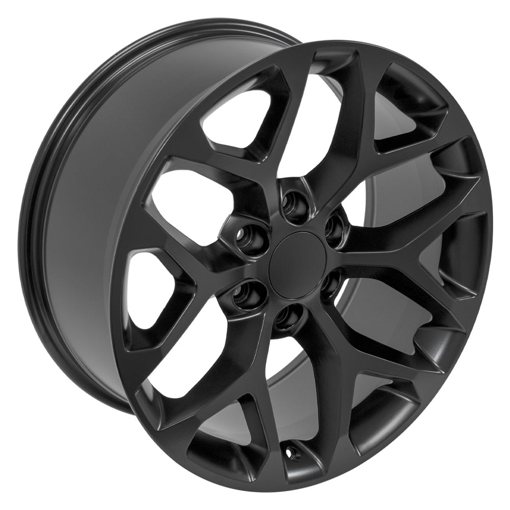 OE Wheels CV98B-20090-6550-24B1 20" Replica fits Chevy Silverado Satin Black