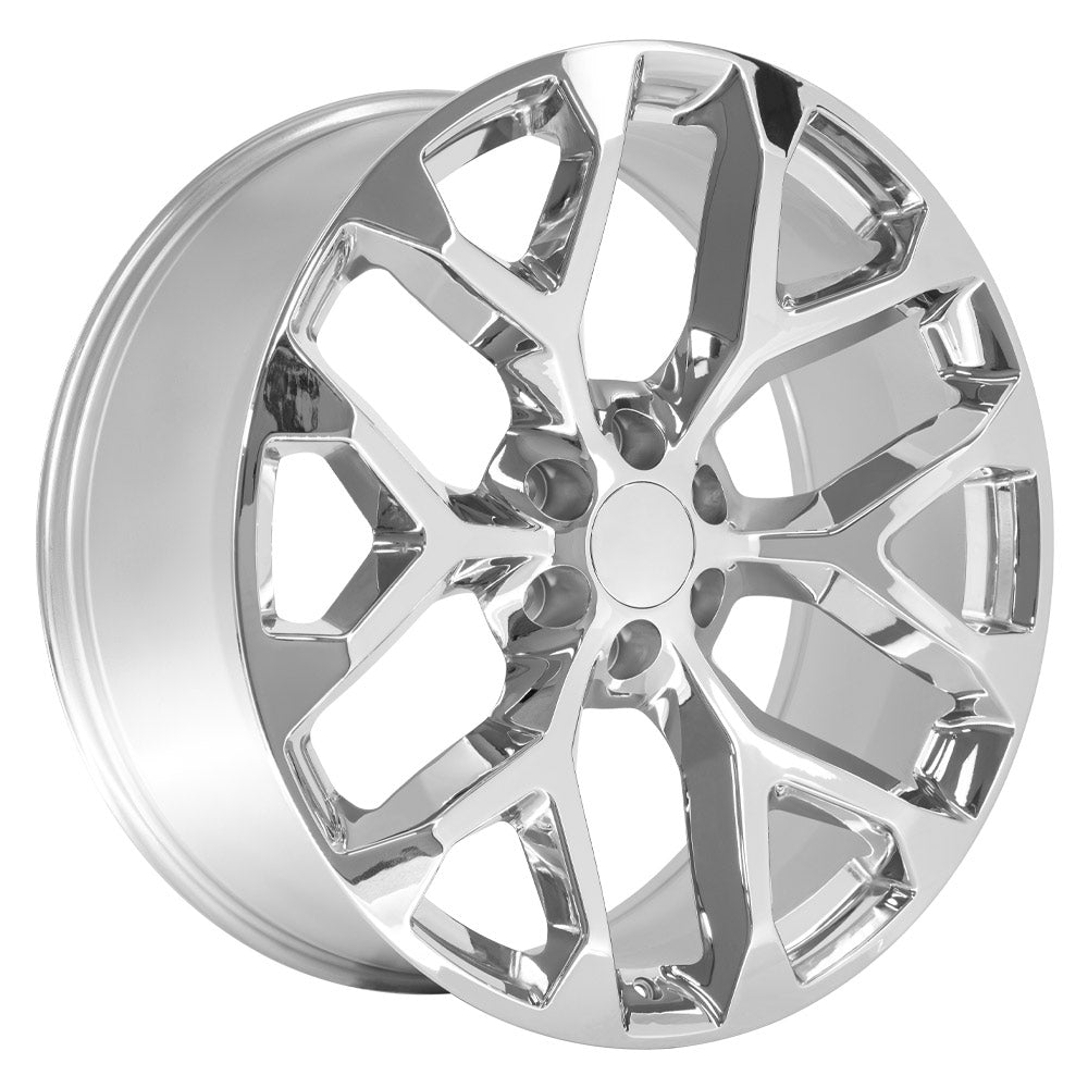 OE Wheels CV98B-24100-6550-24C 24" Replica CV98B fits Chevy Silverado Chrome
