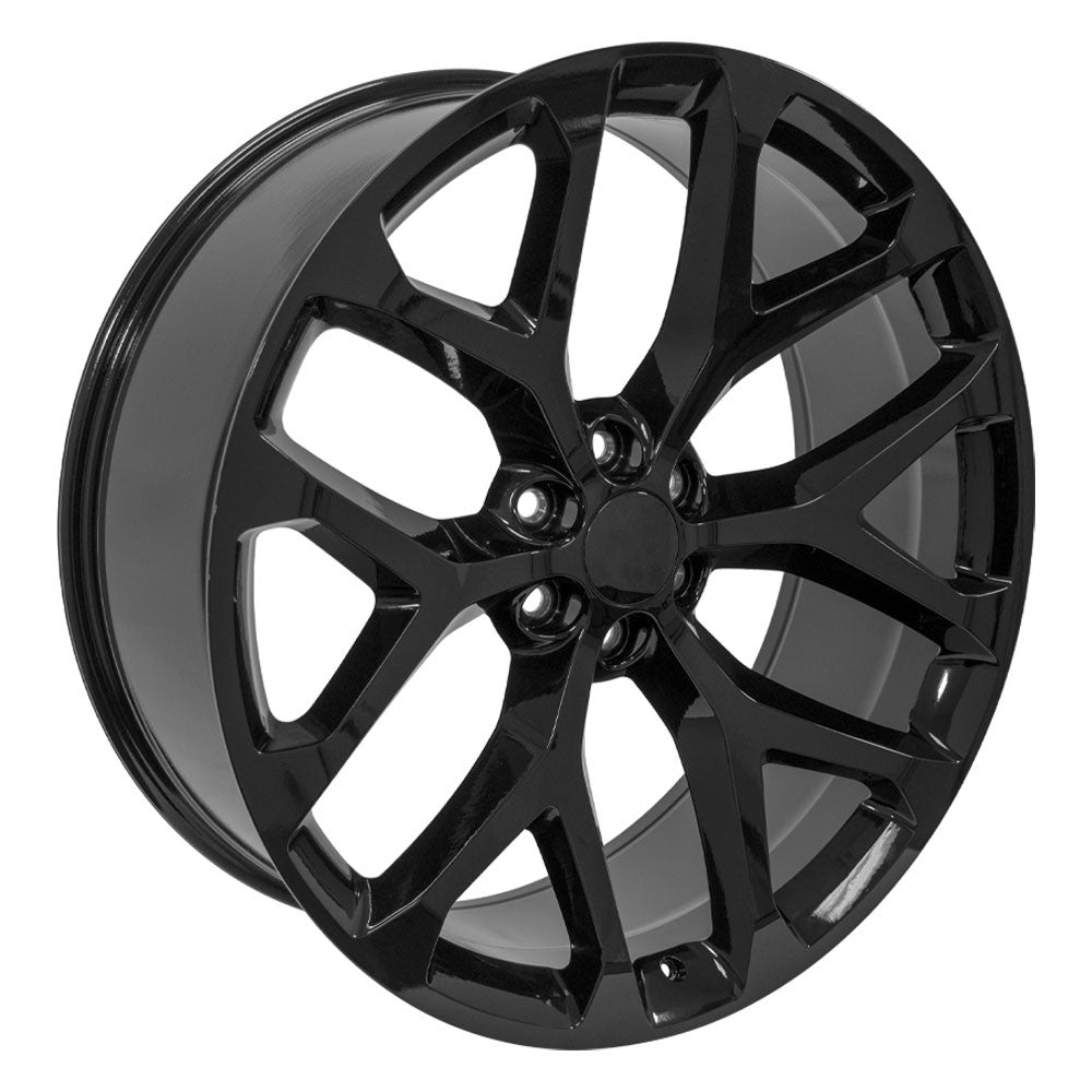 OE Wheels CV98B-26100-6550-24B 26" Replica fits Chevrolet Silverado 1500 Black